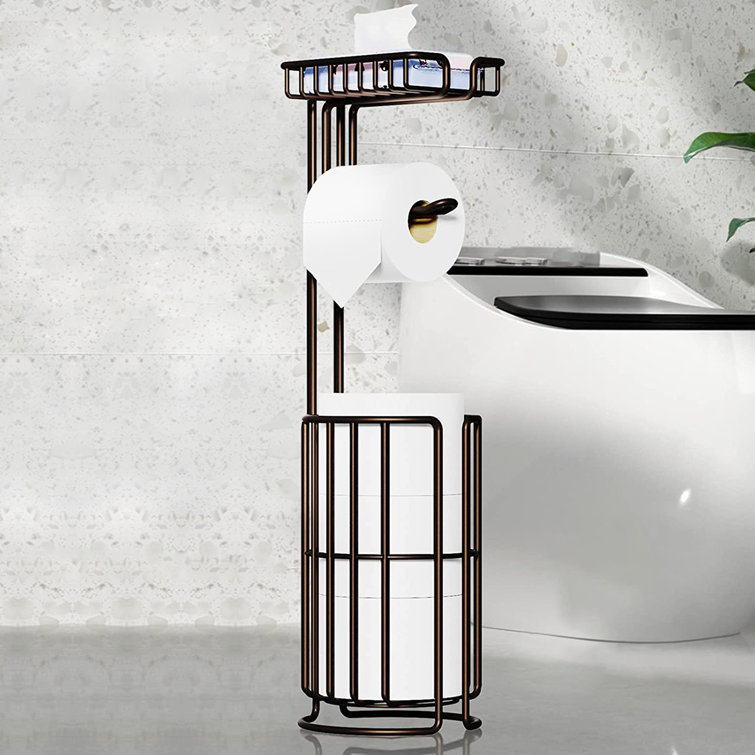 KJETHKEY Freestanding Toilet Paper Holder Wayfair